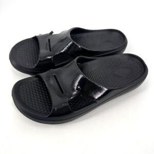 NWT Spenco Women's Fusion 2 Fade Slide Sandal Black Size 10 Orthopedic Shoe